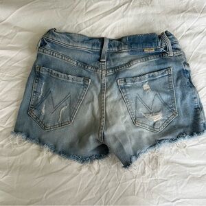 Mother Denim light blue denim shorts size 24